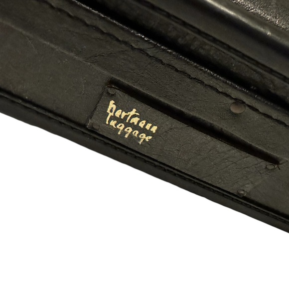 Vintage Hartmaan Belting Black Leather High End Men’s Briefcase Attaché RARE - Picture 10 of 16